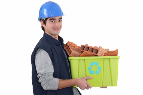 Recycling process in Sutton waste management