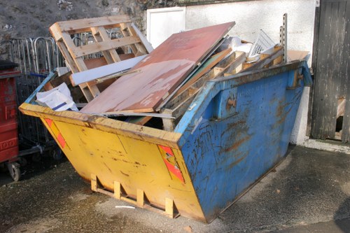 Construction site with cleared debris in Sutton