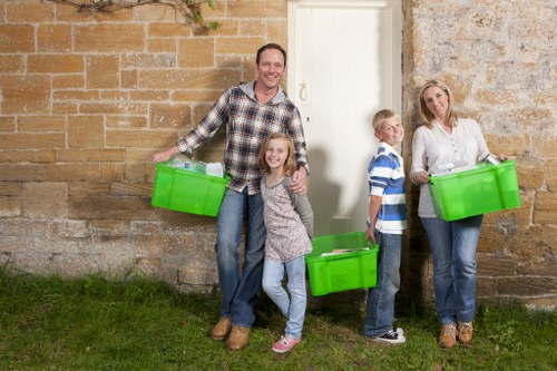 Residents disposing of furniture with professional service in Sutton
